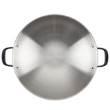 Stainless Steel 5-Ply Clad 15-Inch Wok