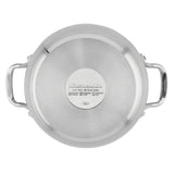 Stainless Steel 3-Ply Base 4-Quart Casserole with Lid