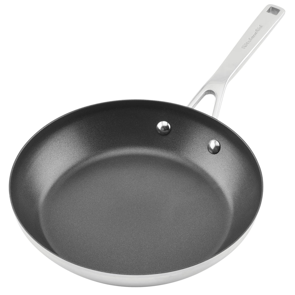 Stainless Steel 3Ply Base Nonstick Frying Pan PotsandPans