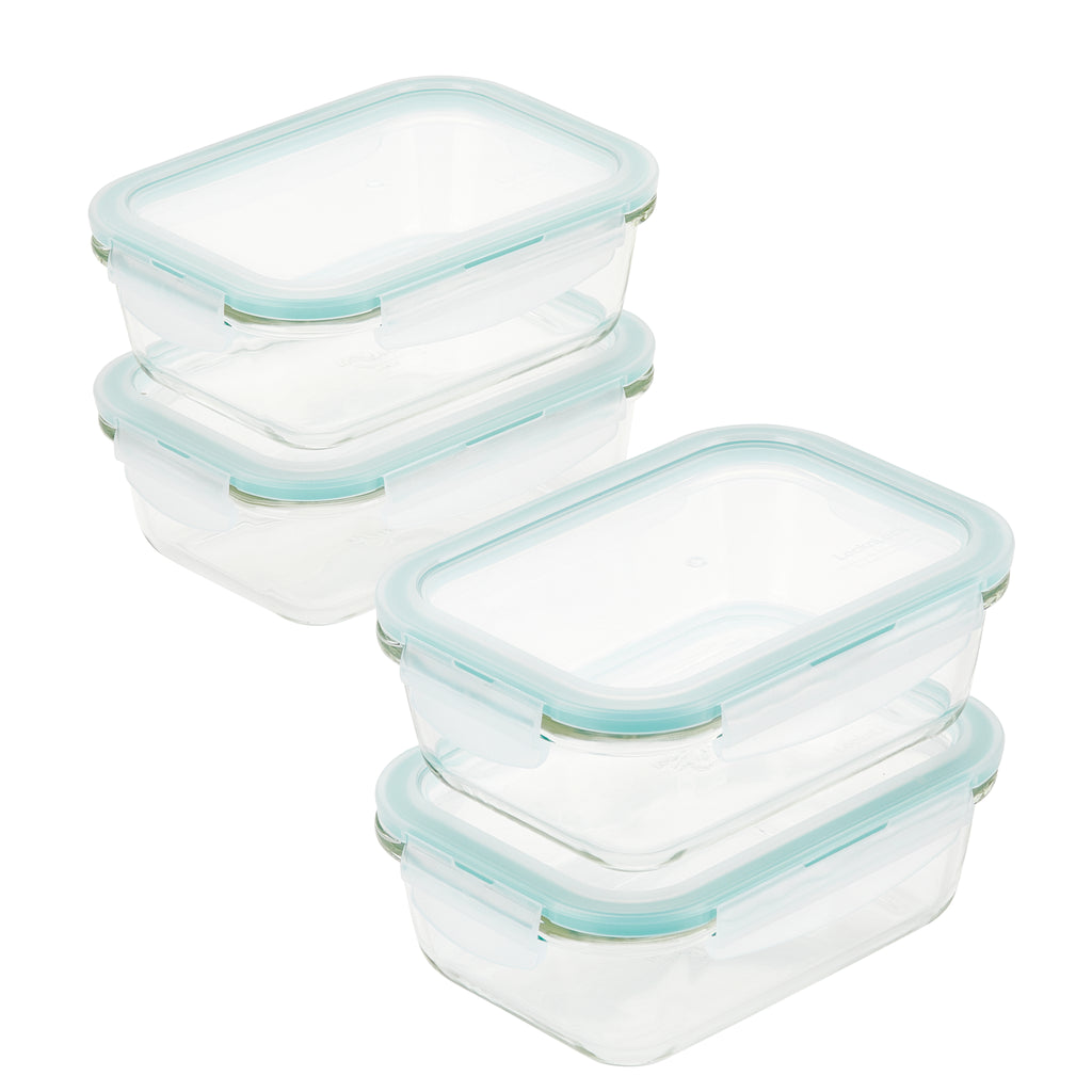Borosilicate Tempered Glass Food Storage Containers with Pro Grade Locking  Glass