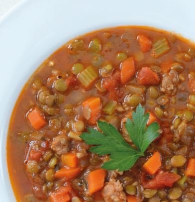 Lentil Soup with Sausage