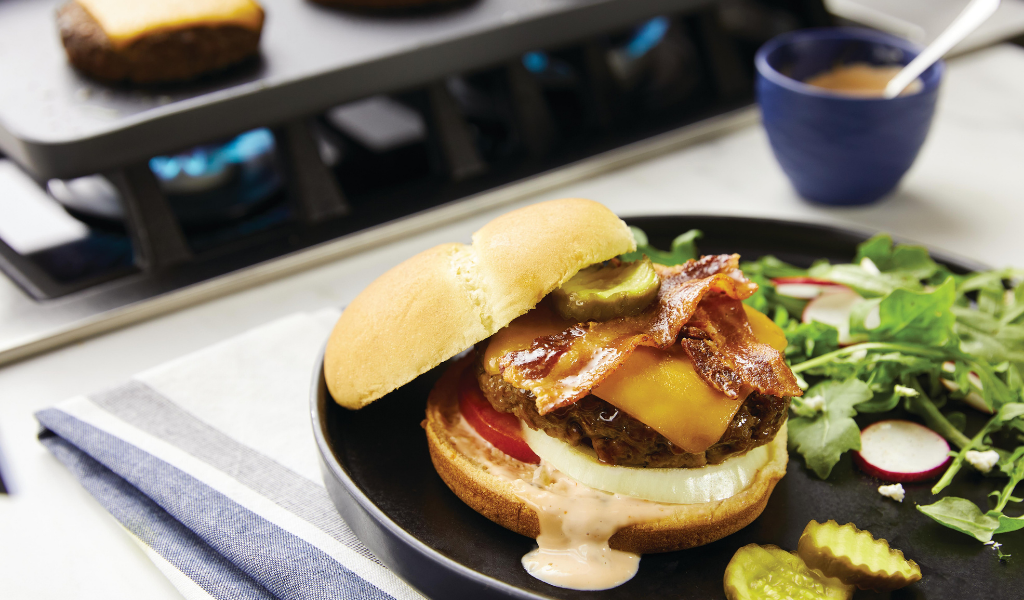 Soda Fountain Bacon Cheeseburger