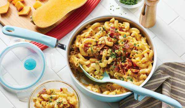 Butternut Squash Mac & Cheese With Bacon