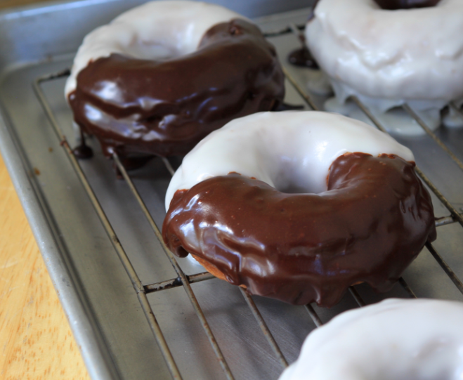 Black and White Doughnuts