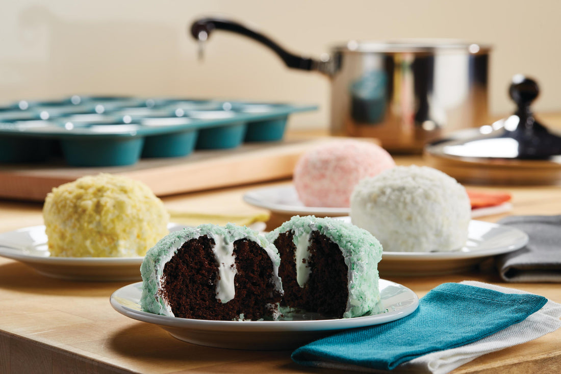 Fluffy Coconut Chocolate Cupcakes