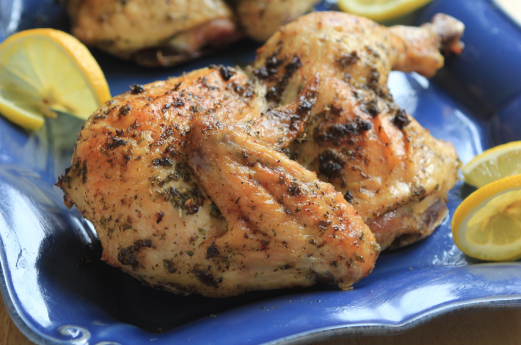 Lemon and Coriander Roast Chicken
