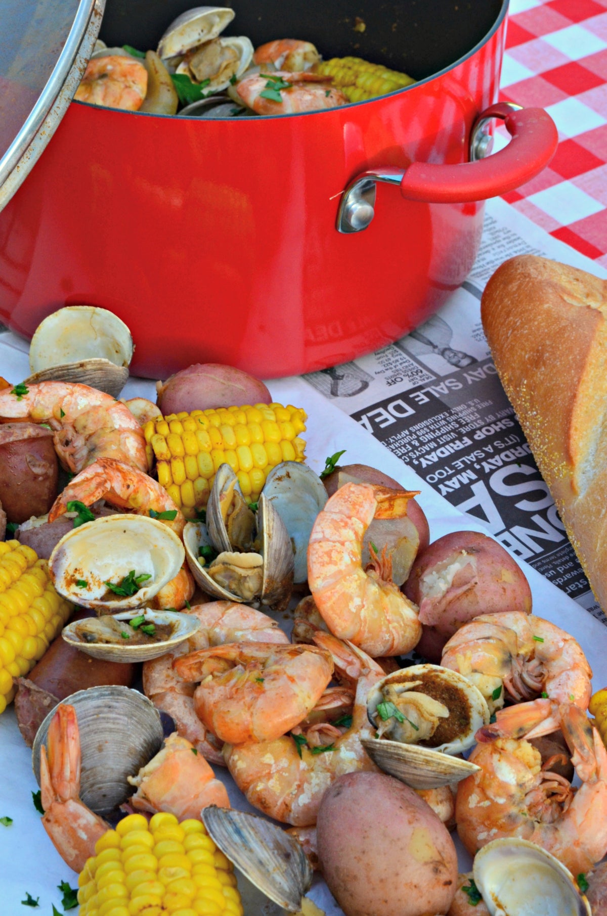 Clam & Shrimp Boil
