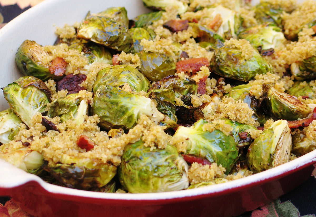 Sautéed Brussels Sprouts with Bacon