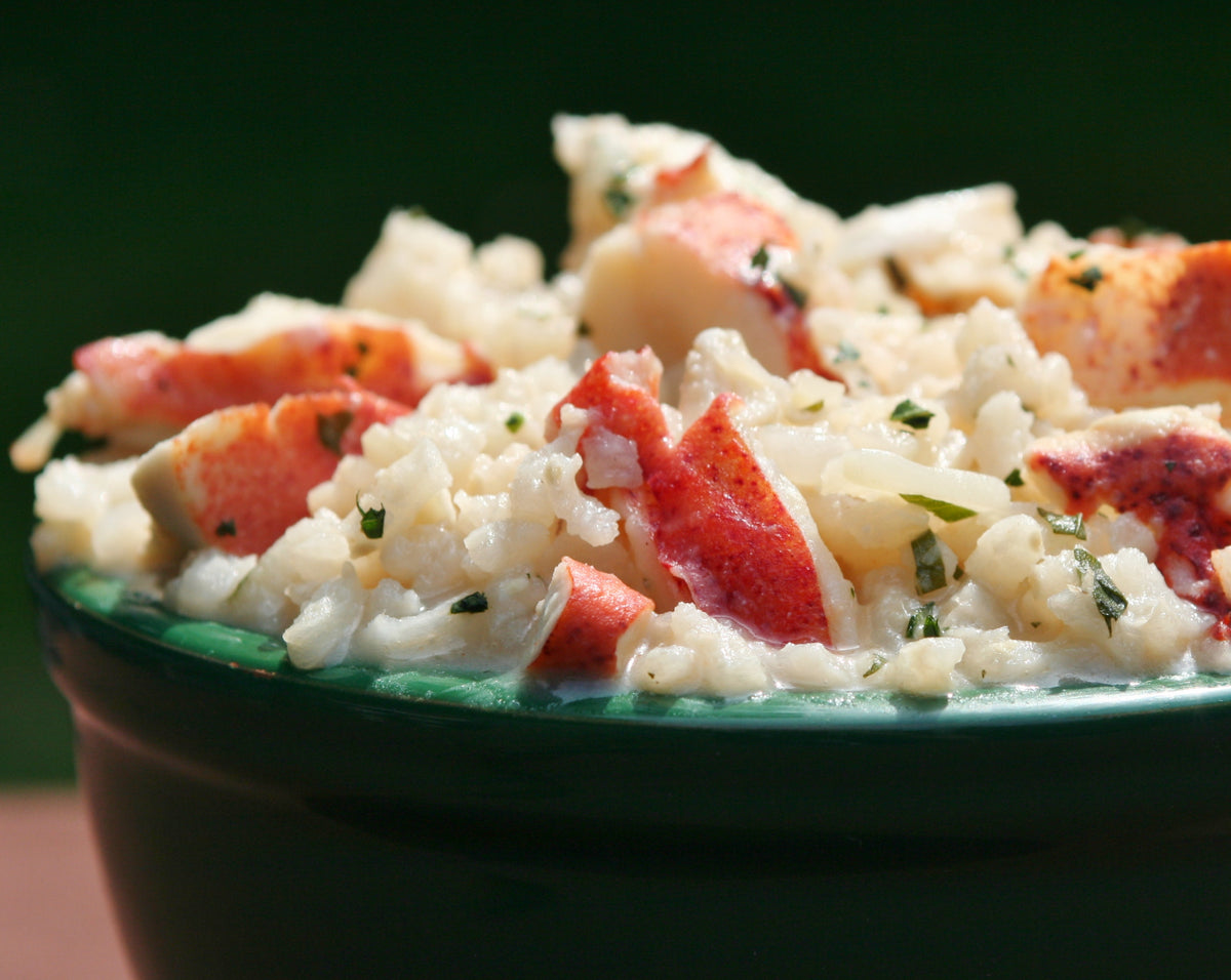 Lobster Risotto with Tarragon and Asiago