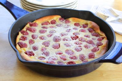 Raspberry Clafoutis
