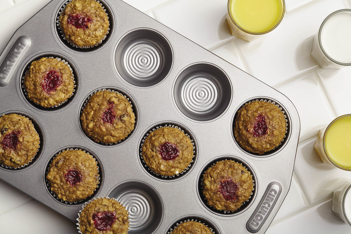 Jam Dot Power Muffins