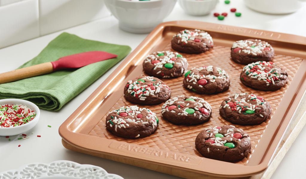 Chocolate Mint Pudding Cookies