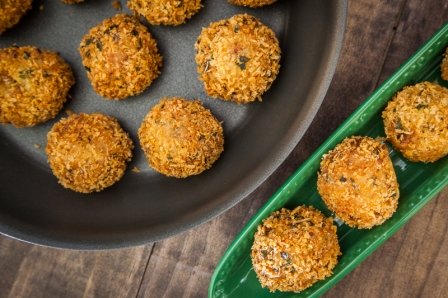 Bacon and Leek Arancini (Fried Risotto Balls)