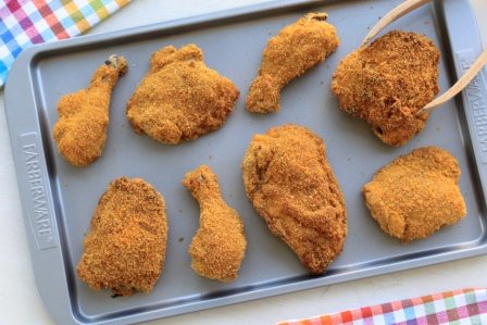 Buttermilk Honey Oven “Fried” Chicken