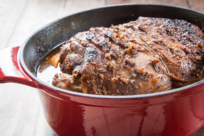 Pomegranate & Orange Leg of Lamb