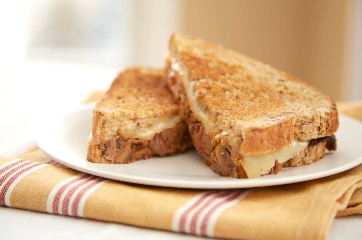 Korean Reuben Sandwiches