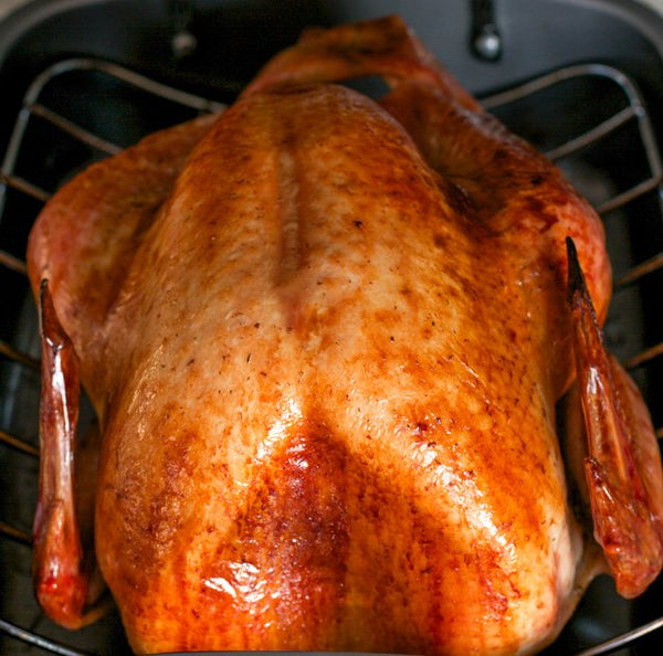 Riesling and Warm Spices Brined Turkey with Riesling Gravy