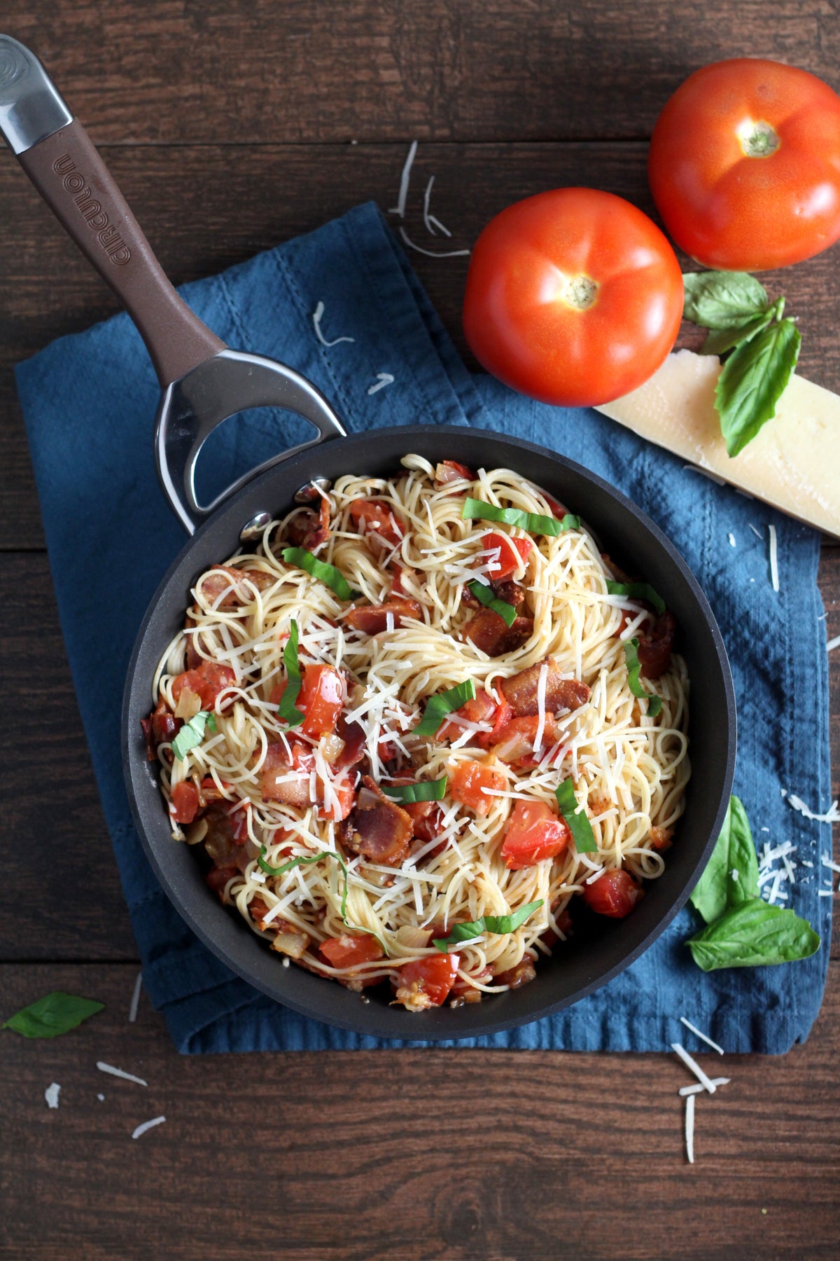 Tomato Bacon Capellini