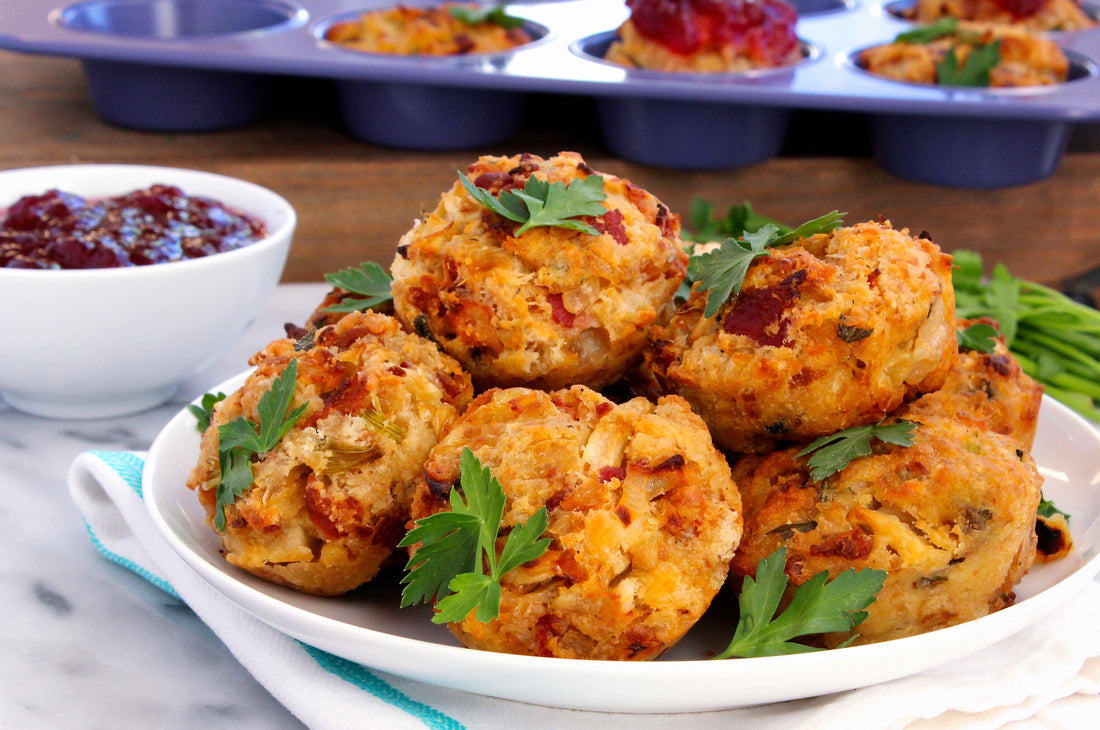 Bacon and Apple Stuffing Muffins