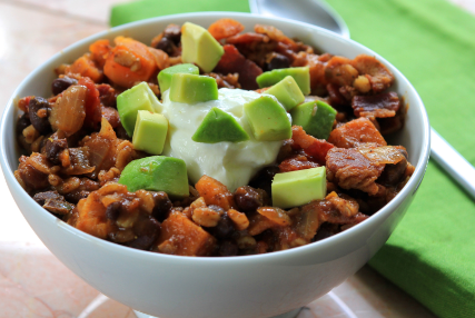 Sweet Potato and Black Bean Chili