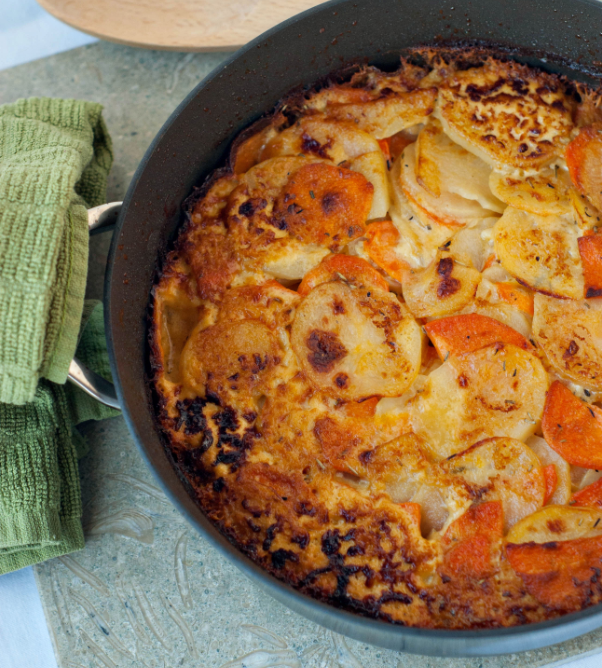 Herbed Sweet Potato Gratin