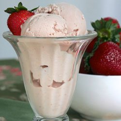 Handmade Strawberry Ice Cream