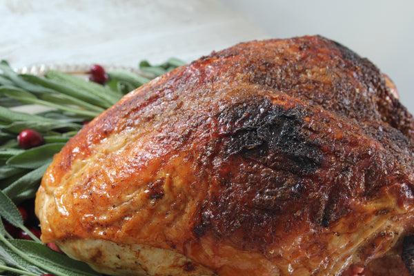 Roast Turkey Breast with Smoked Sea Salt and Brown Sugar Rub