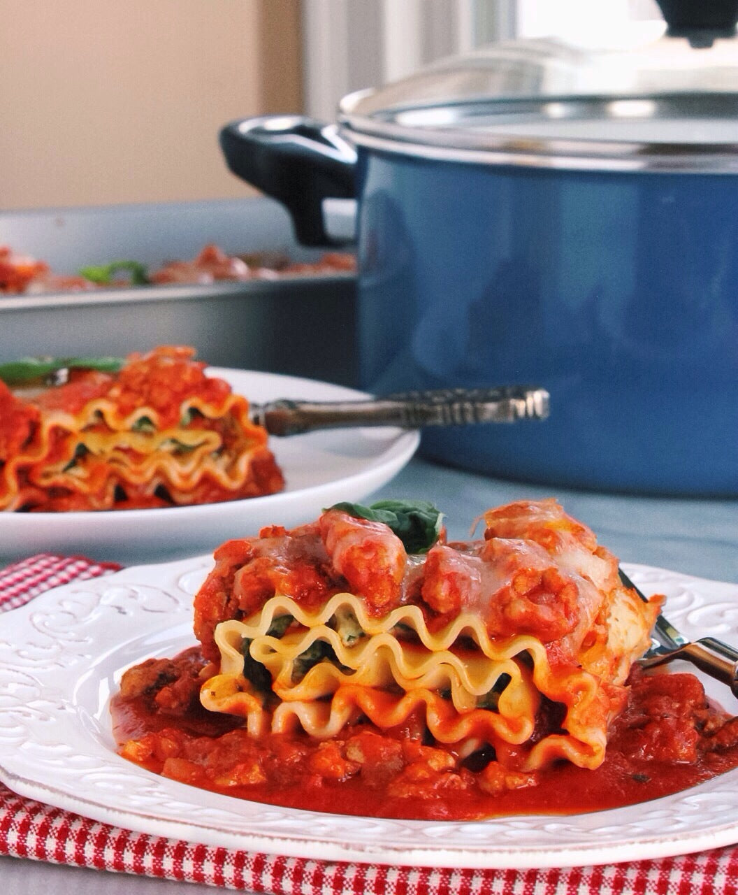 Turkey Lasagna Rolls