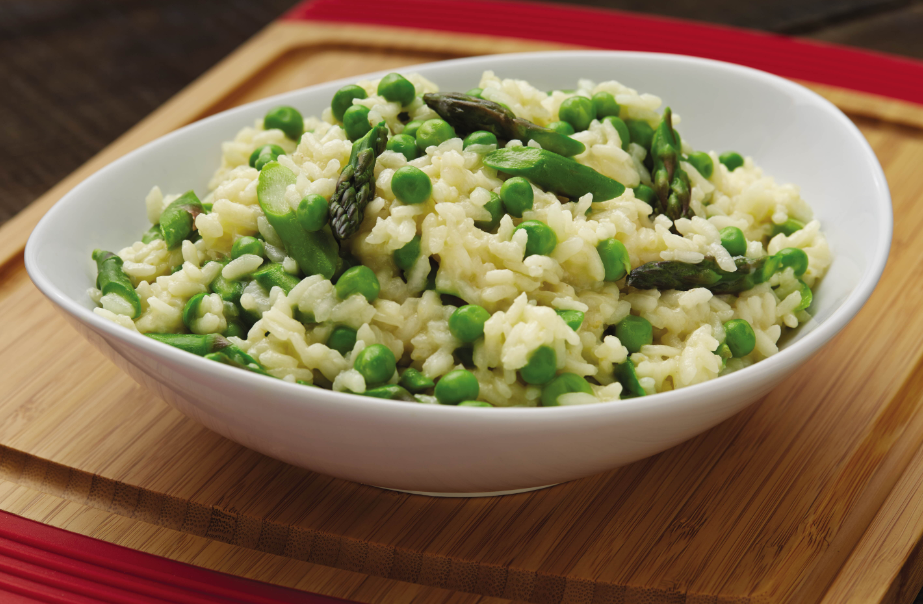 Asparagus and Pea Risotto