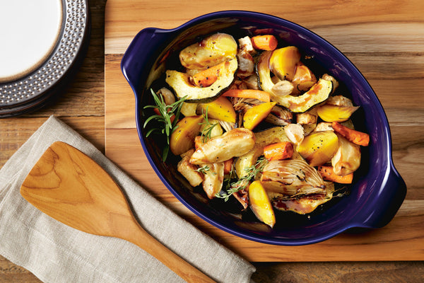 Balsamic Glazed Roasted Root Vegetables