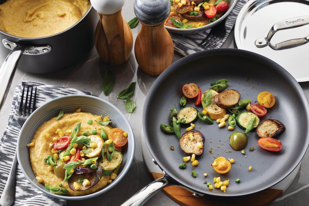 Summer Vegetable Polenta Bowls
