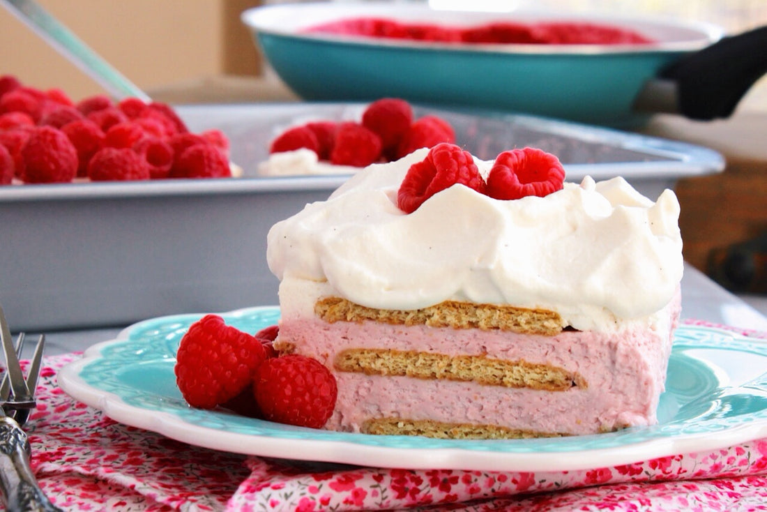 Raspberry Cheesecake Icebox Cake