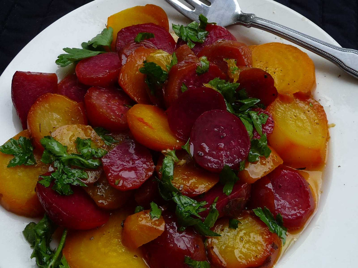 Roasted Beets with Herb Citrus Dressing
