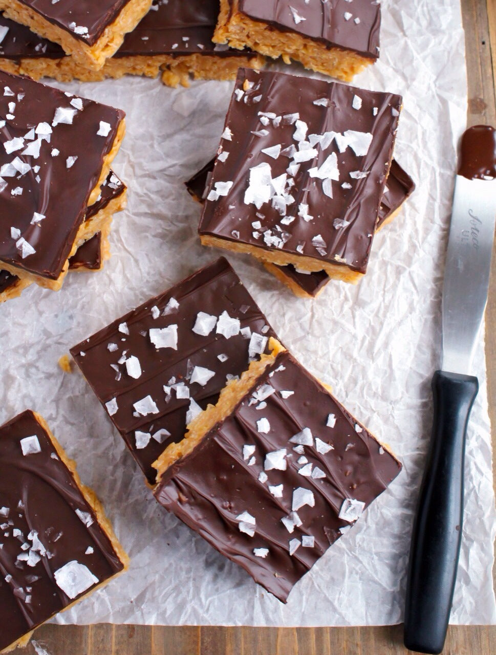 No-Bake Peanut Butter Crispy Treats