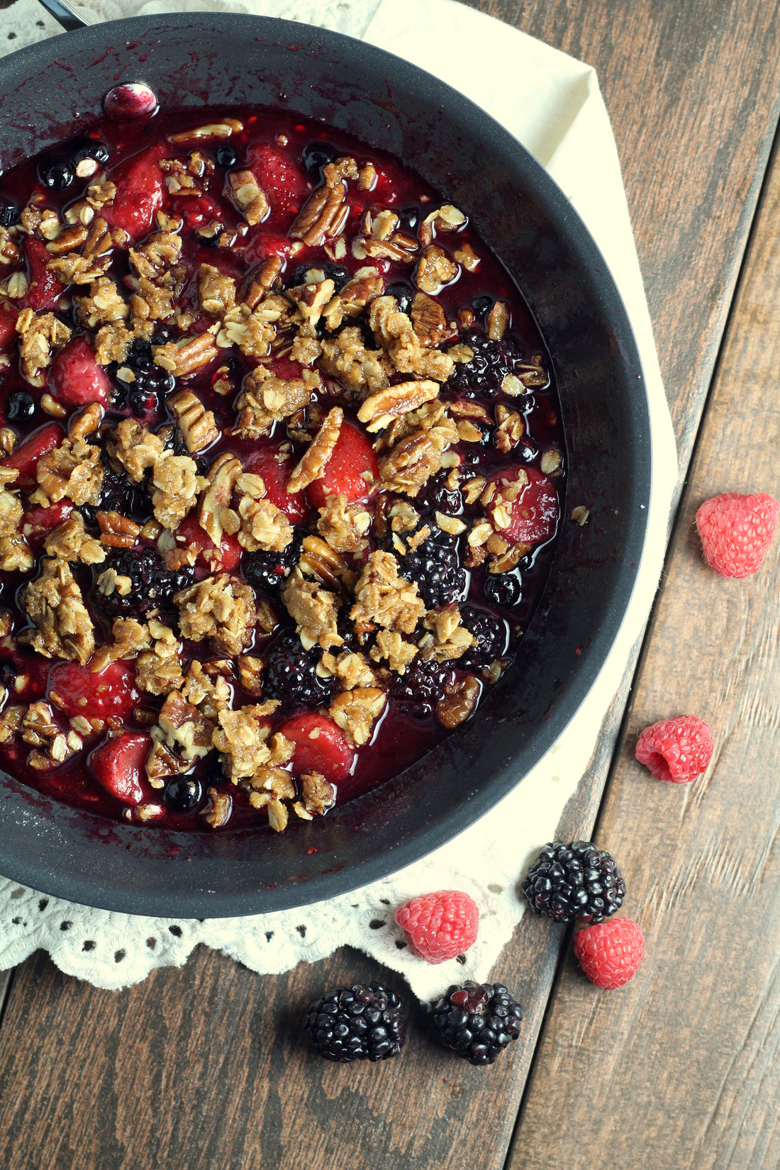 Stovetop Berry Crisp