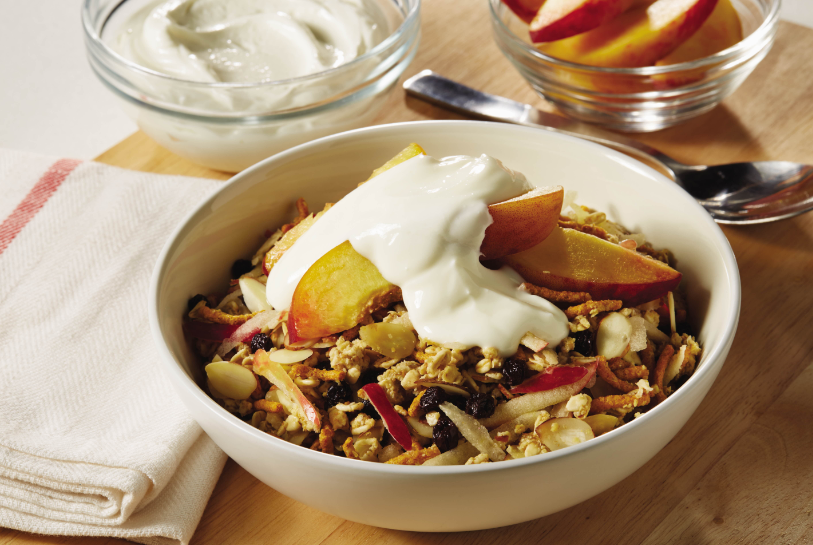 Muesli with Peaches