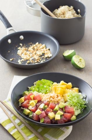Ponzu Pineapple Poke Bowl "Classic Oke"