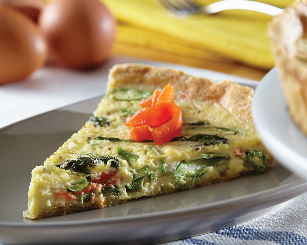Asparagus Tart with Smoked Salmon
