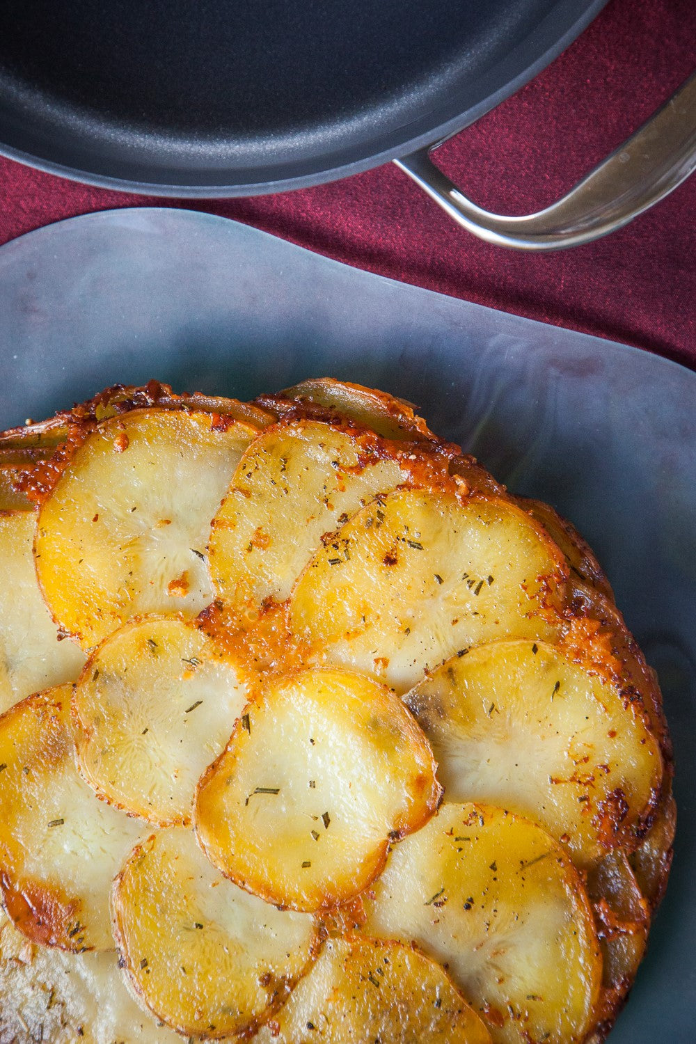 Rosemary Gruyere and Garlic Potato Galette