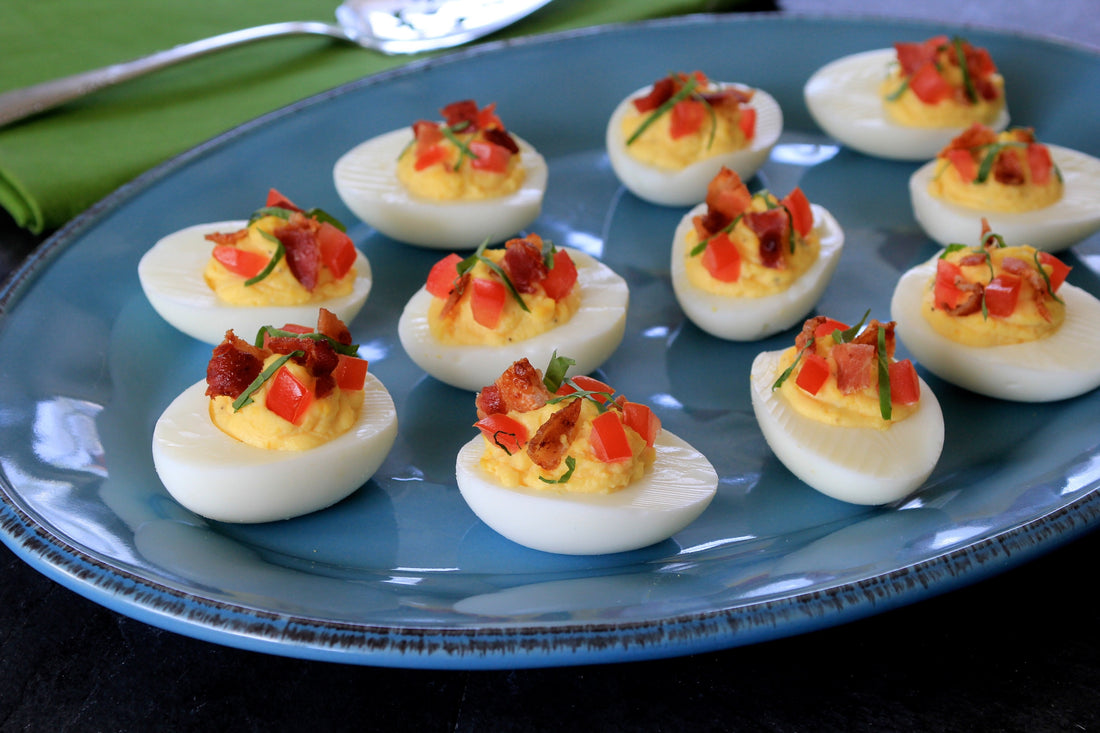 BLT Deviled Eggs