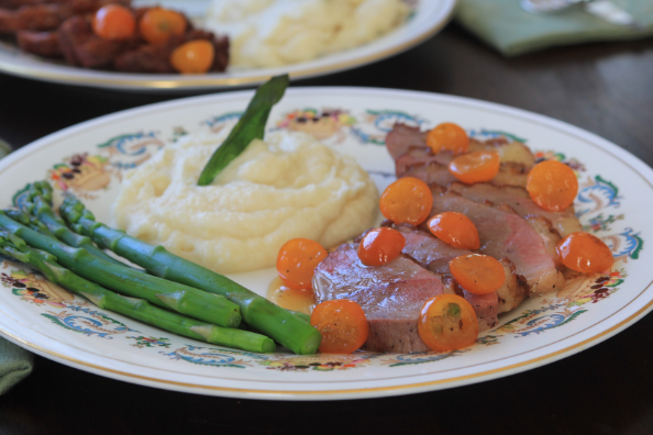 Pan-Seared Duck Breasts with Spiced Candied Kumquat Sauce