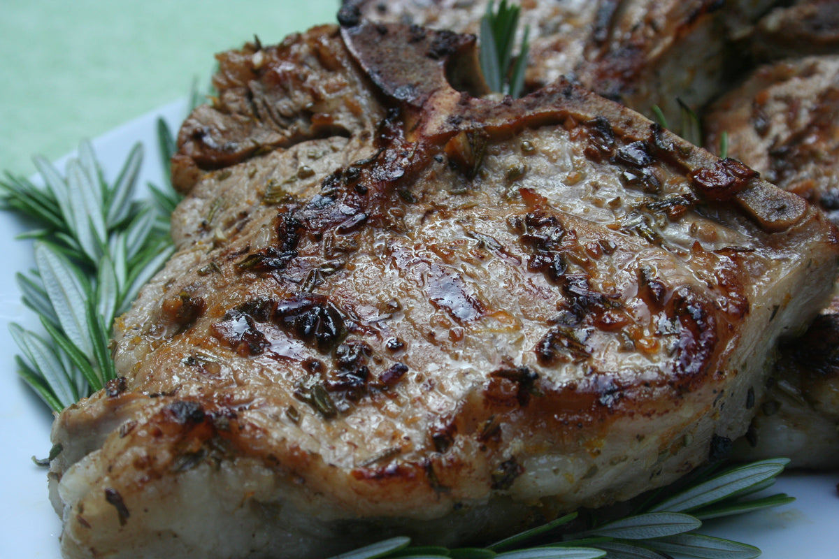 Grilled Tuscan Veal Chops