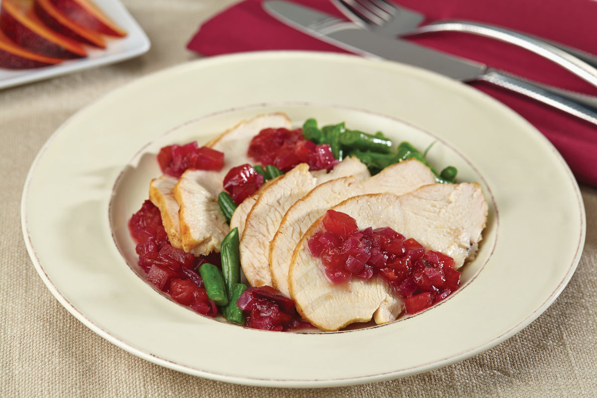 Chicken with Plum Relish