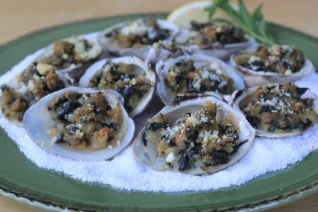 Clams Rockefeller