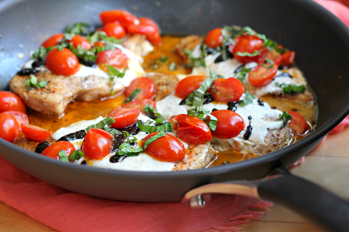 20-Minute Caprese Chicken