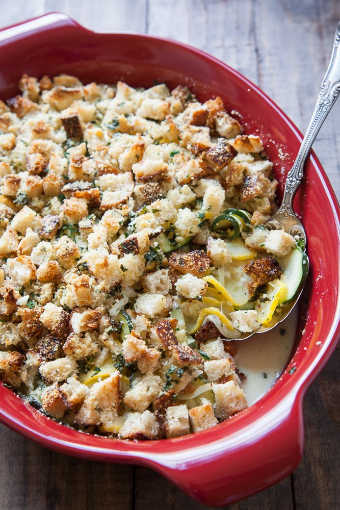 Summer Squash Au Gratin