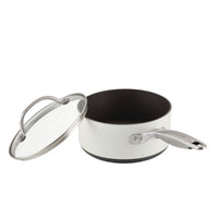 9-Piece Hard Anodized Nonstick Cookware | Cream