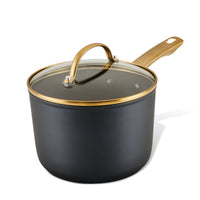 Forged Induction 3-Quart Ceramic Nonstick Saucepan with Lid