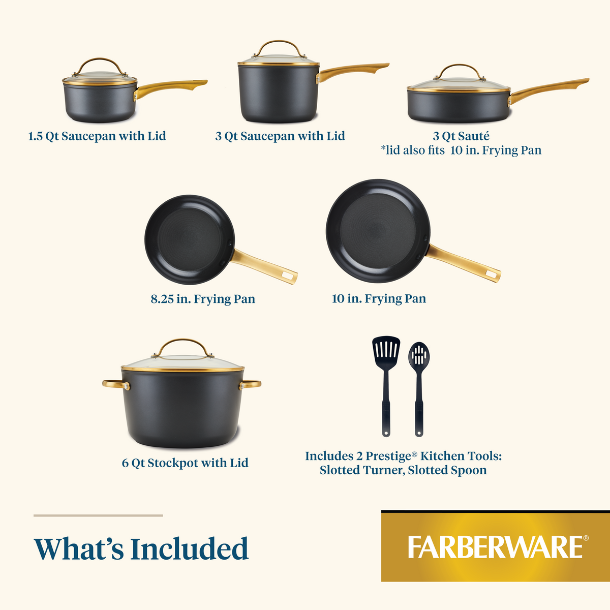 Forged Induction 12-Piece Cookware Set