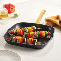 Forged Induction Ceramic Nonstick 11-Inch Square Grill Pan